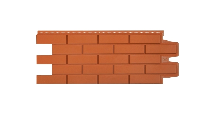 Фасадная панель GL Клинкерный кирпич Classic терракотовый