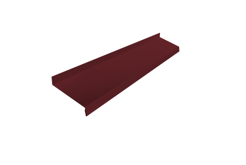 Отлив простой 150 0,45 Drap RAL 3005 красное вино (2м)
