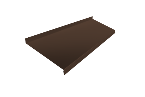 Отлив простой 250 0,45 Drap RAL 8017 шоколад (2м)
