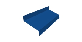 Отлив простой 50 0,45 PE с пленкой RAL 5005 сигнальный синий (2м)