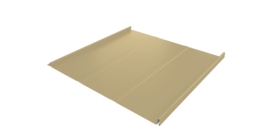 Фальц двойной стоячий Line Grand Line 0,45 PE с пленкой на замках RAL 1014 слоновая кость