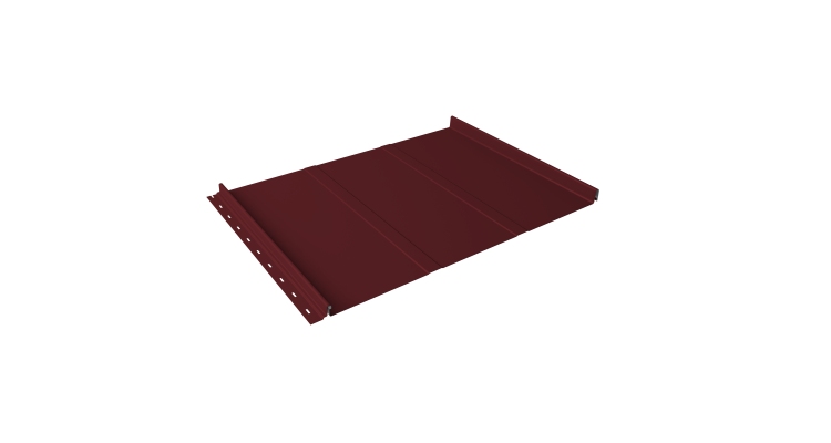 Кликфальц Line Grand Line 0,5 PE с пленкой на замках RAL 3005 красное вино