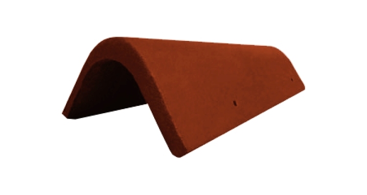 Боковая универсальная черепица Braas красный