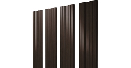 Штакетник Twin с прямым резом 0.45 Print Elite Coffee Wood TwinColor