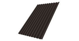 Профнастил С21R 0,5 Satin Мatt RR 32 темно-коричневый