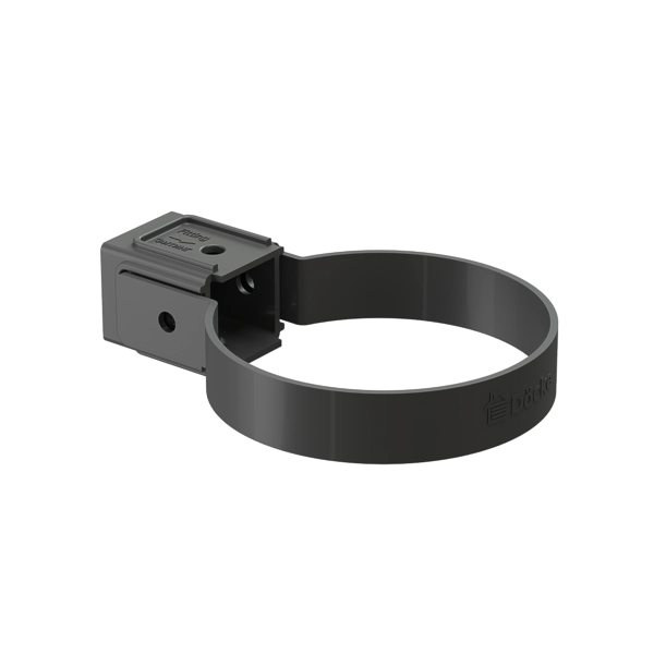 Хомут универсальный для водосточной трубы Standard, серый