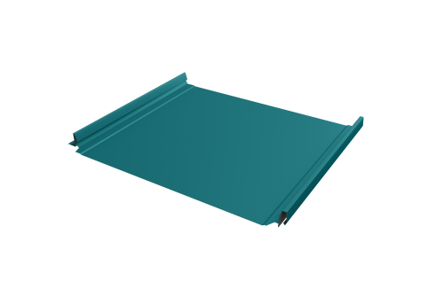 Кликфальц Pro Grand Line 0,45 PE с пленкой на замках RAL 5021 водная синь