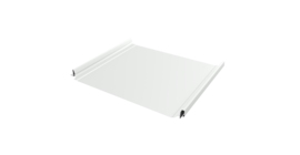 Кликфальц Pro Grand Line 0,45 PE с пленкой на замках RAL 9003 сигнальный белый