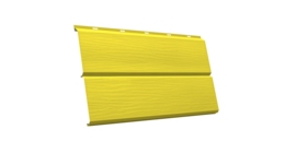 ЭкоБрус 3D GL 0.45 PE с пленкой RAL 1018 цинково-желтый