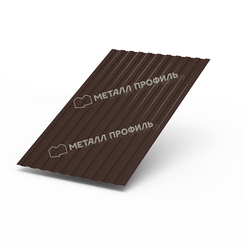 Профнастил С8 x 1150 B PURETAN 20 RAL 8017 лист 0,5 мм