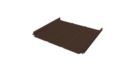 Кликфальц Pro Line Grand Line 0,5 PurPro с пленкой на замках RAL 8017 шоколад