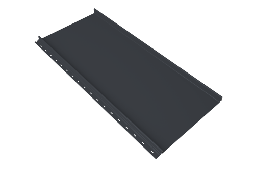 Кликфальц mini Grand Line 0,5 PE с пленкой на замках RAL 7024 мокрый асфальт