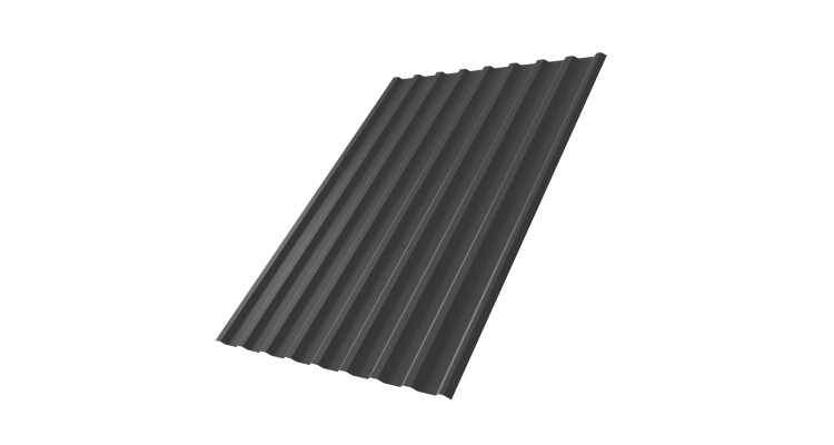 Профнастил С20R 0.45 PE RAL 7016 антрацитово-серый