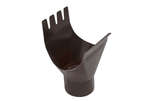 Воронка 125/90 мм Matt RAL 8017 шоколад