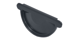 Заглушка торцевая универсальная 150 мм Мatt RAL 7024 мокрый асфальт