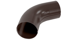 Колено 60 град 100 мм Мatt RAL 8017 шоколад
