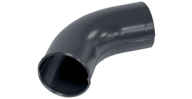 Колено стока 100 мм Мatt RAL 7024 мокрый асфальт