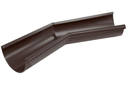 Угол желоба внутренний 135 гр 150 мм Мatt RAL 8017 шоколад