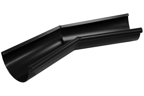 Угол желоба внутренний 135 гр 150 мм Мatt RAL 9005 черный