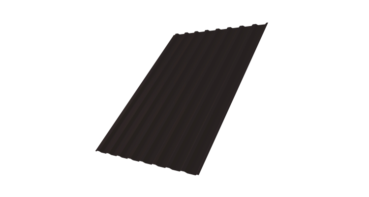 Профнастил С20B 0,5 Satin Matt TX RAL 9005 черный