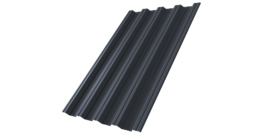 Профнастил НС44 Grand Line 0,5 Atlas X RAL 7024 мокрый асфальт