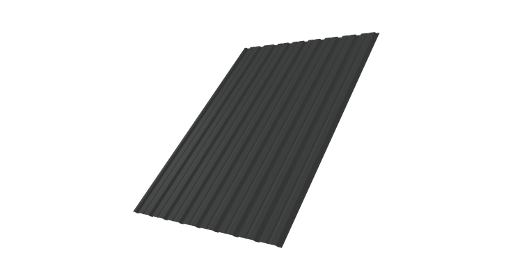 Профнастил С10B 0.5 Satin Matt TX RAL 7016 антрацитово-серый