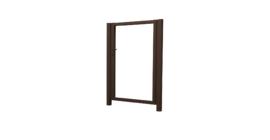 Калитка Жалюзи Texas 1.5х1 RAL 8017 без заполнения (ламель 125 мм)