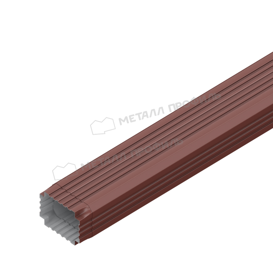 Труба водосточная Металл Профиль БЮДЖЕТ 76х102х3000 RR32