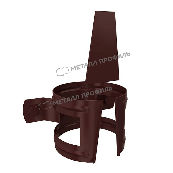 Держатель трубы (на дерево) Металл Профиль GS lite D90 RAL 8017