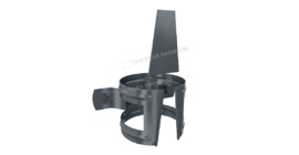 Держатель трубы (на дерево) Металл Профиль GS lite D90 RAL 7024