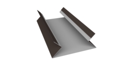 Планка угла внутреннего составная верхняя 0,45 Drap RR 32 темно-коричневый (2м)