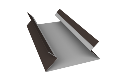 Планка угла внутреннего составная верхняя 0,5 Satin Matt RR 32 темно-коричневый (2м)