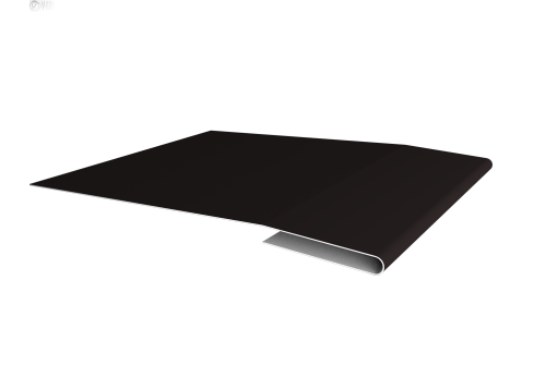 Планка начальная 0,45 Drap TX RAL 9005 черный (2м)