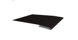 Планка начальная 0,5 Satin Matt RAL 9005 черный (2м)