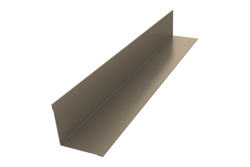 Угол внутренний 30х30 0,5 Satin с пленкой RAL 1015 светлая слоновая кость (3м)