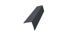 Угол внешний 50х50 0,45 Drap TwinColor RAL 7024 мокрый асфальт (3м)