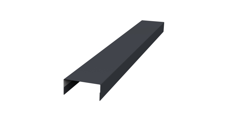 Крышка 30х15 жалюзи Texas 0,5 Satin Matt RAL 7024 мокрый асфальт (2,5м)