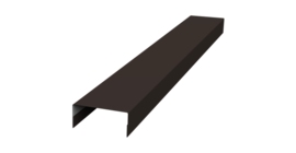 Крышка 30х15 жалюзи Texas 0,5 PurPro Matt 275 RR 32 темно-коричневый (2,5м)