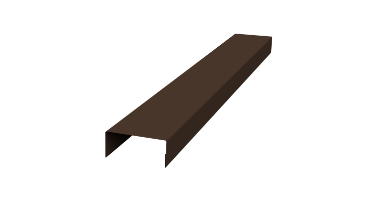 Крышка 30х20 жалюзи Texas 0,5 PurPro Matt 275 RAL 8017 шоколад (3м)