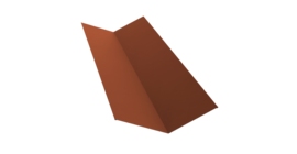 Планка ендовы верхней 145х145 0,45 Drap TR RAL 8004 терракота (2м)