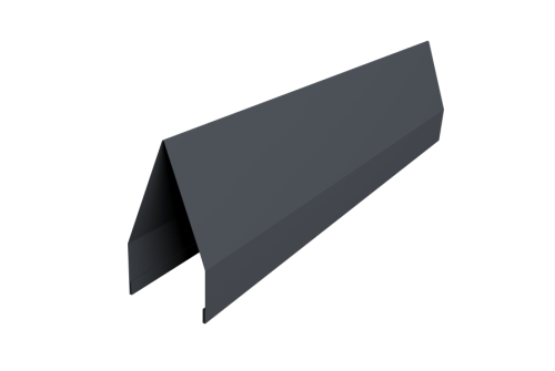 Ламель забора жалюзи Tokyo 0,5 Atlas X RAL 7024 мокрый асфальт