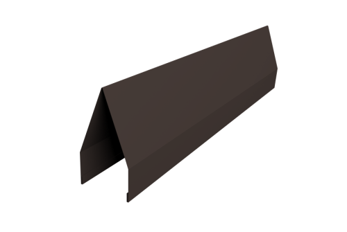 Ламель забора жалюзи Tokyo 0,45 Drap-double TX с пленкой RR 32 темно-коричневый