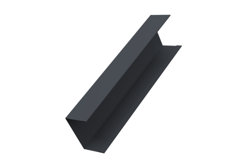 Крышка жалюзи Milan, Tokyo для калиток, ворот 0,45 Drap-double TX RAL 7024 мокрый асфальт (2,5м)