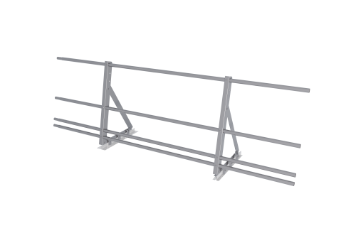 Ограждение кровельное со снегозадержателем на фальц Optima 0,65х2м RAL 7004