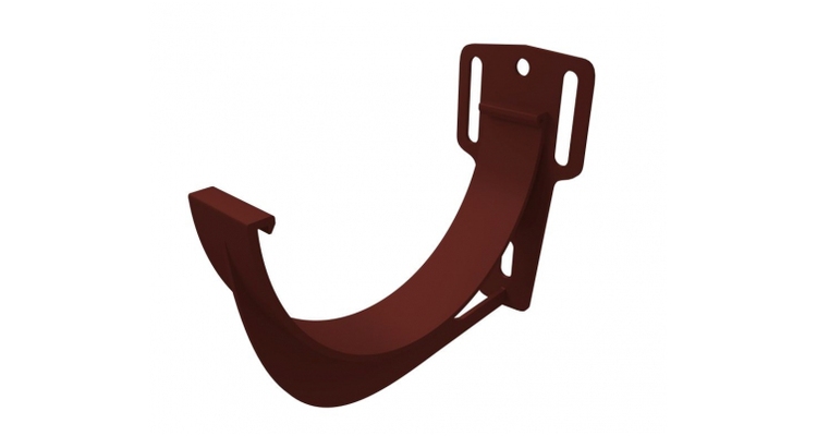 Кронштейн желоба ПВХ Grand Line стандарт шоколадный (Водосток ПВХ Grand Line Стандарт круглый)